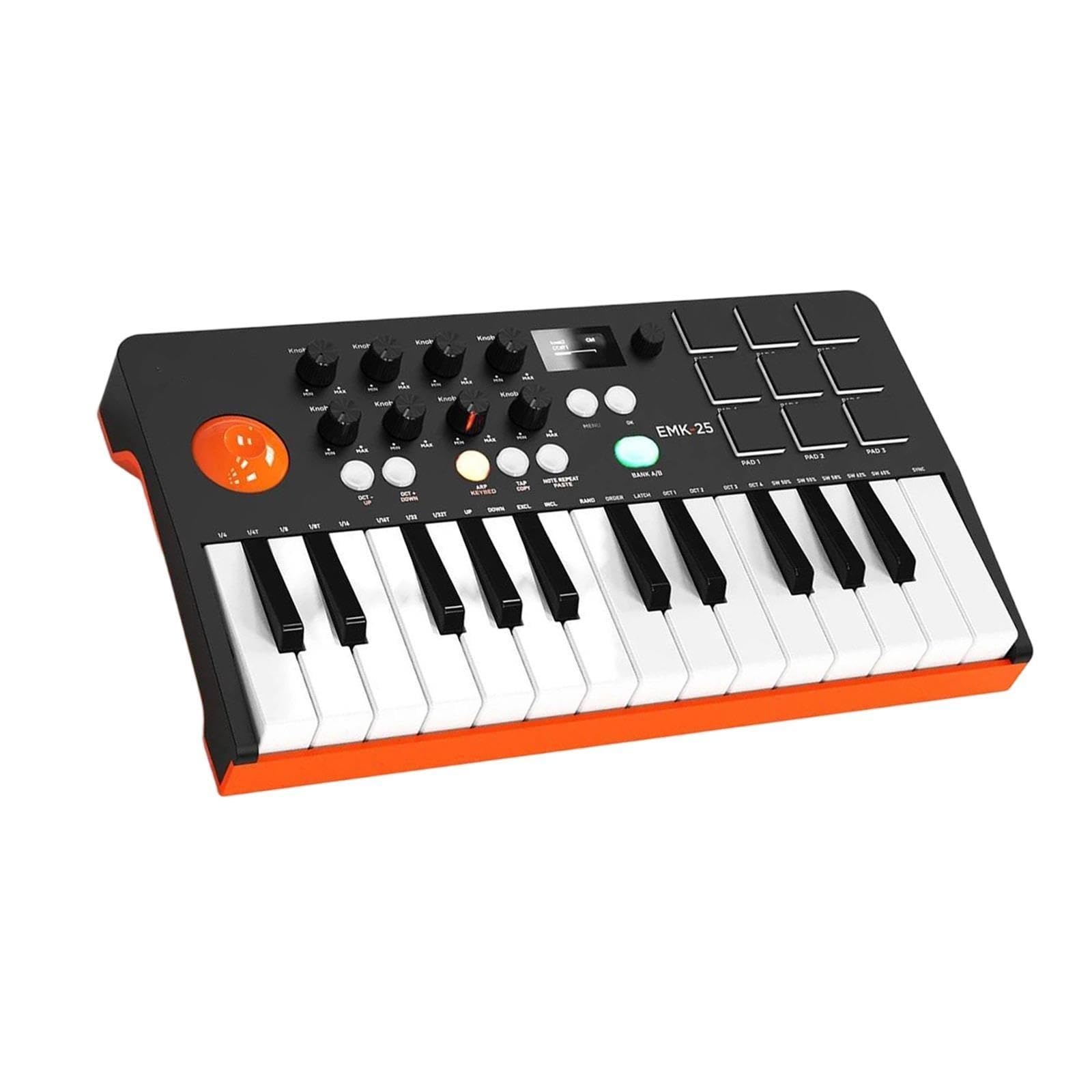 Klawiatura Elektroniczna 25 klawiszowy Kontroler Klawiatury MIDI