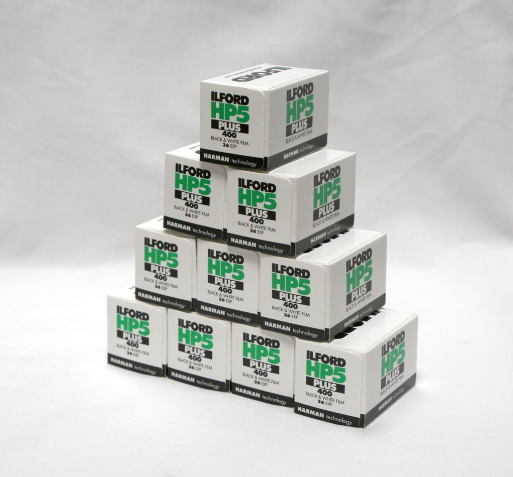HP5+ 36 exp B&W Film, Multipack of 10 [Camera]