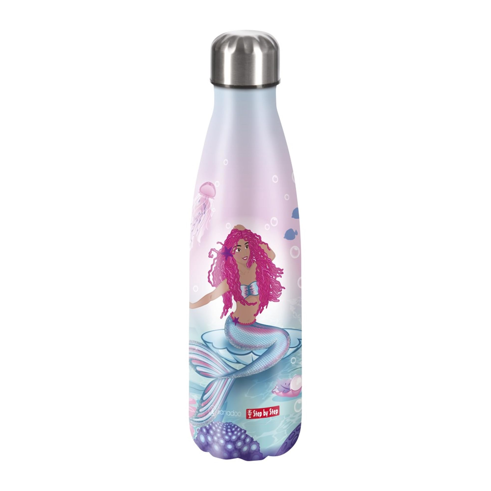 Gourde isotherme Mermaid Lola bouteille inox enfant design sirène