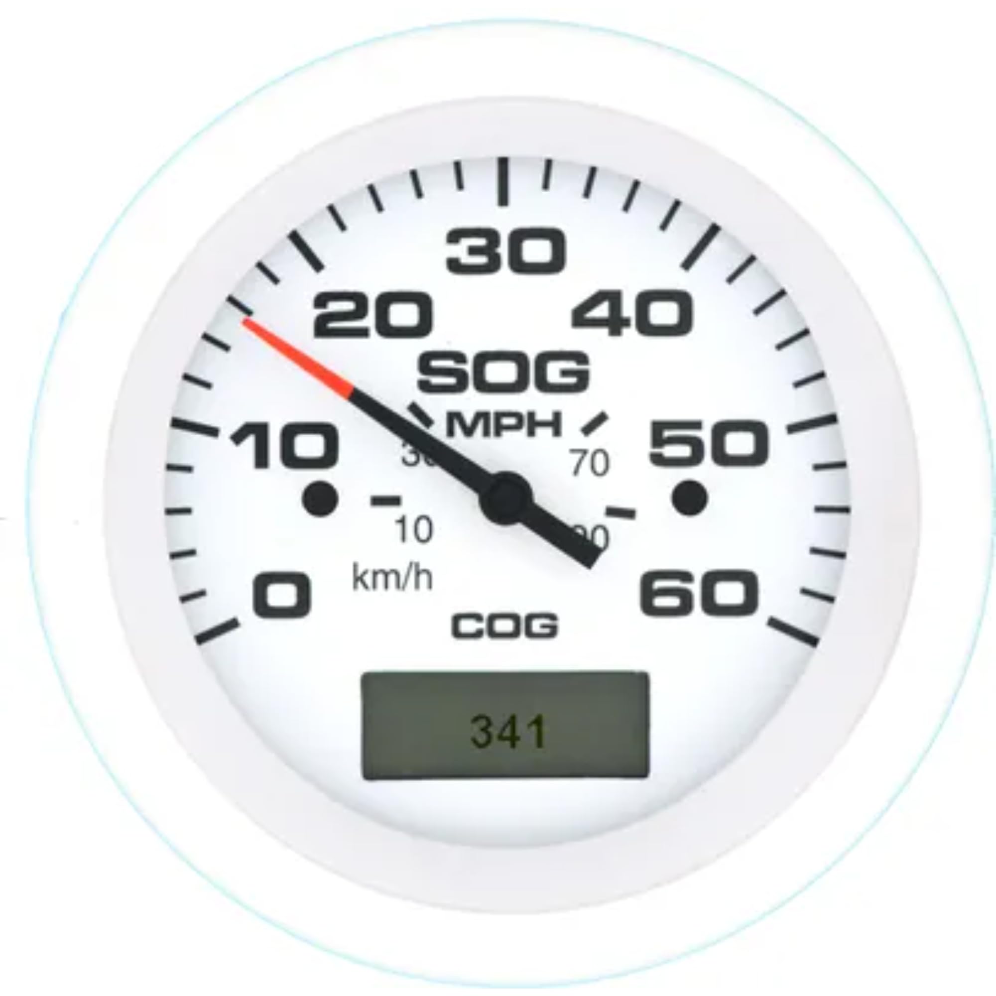 sierra international 781-683-060p arctic gauge, 3 inch 60 mph gps speedometer