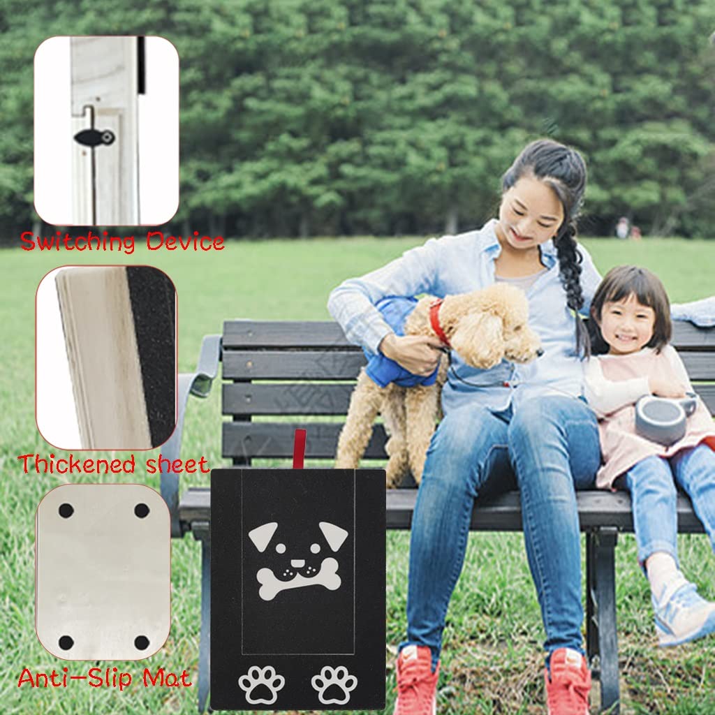 Lima per unghie in legno per cani con cassetto per dolcetti, alternativa ai tagliaunghie per cani senza paura