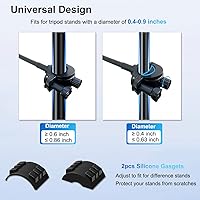 Vista 3 de para soporte de micrófono Magsafe con soporte para teléfono, soporte flexible para teléfono con imanes súper para soportes de micrófono, soporte