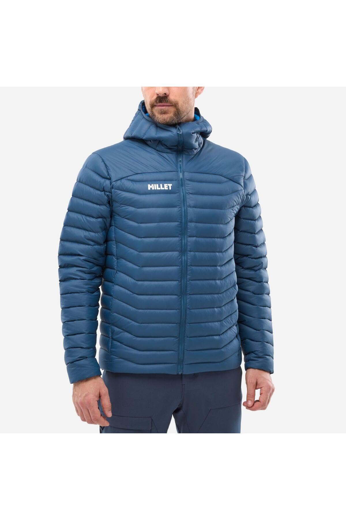 MILLET Doudoune Homme EVOLE LIGHT 700 HD Compressible Légère Déperlante (FR/ES, Alpha/lettres, S, Taille normale, Taille normale, Bleu Foncé)