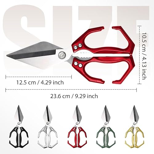 Miniatura 2 de Tijeras de cocina multifuncionales de alta resistencia, nuevas tijeras ergonómicas de alta resistencia, tijeras de cocina 2 en 1 con mango