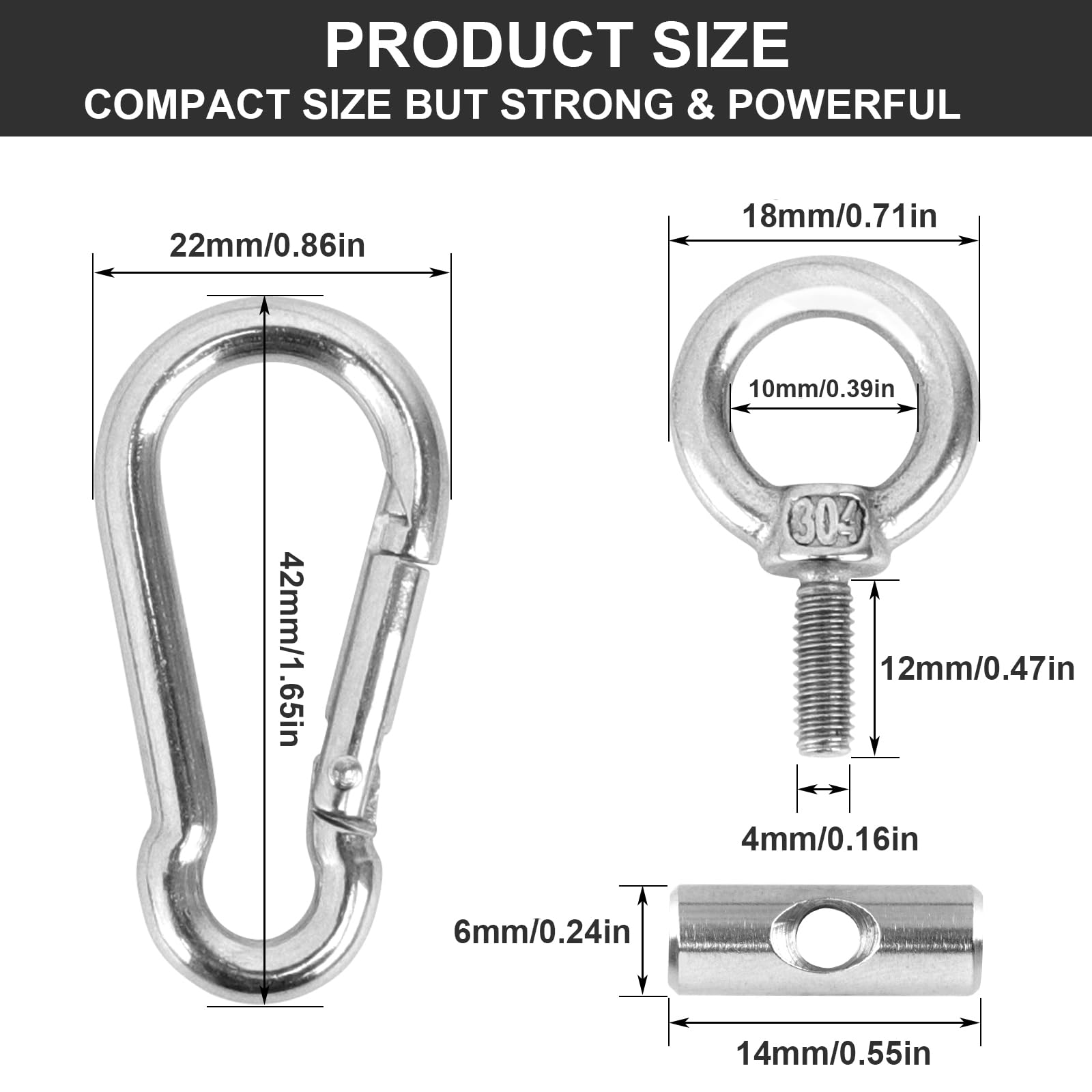 Carefree 80178D00 Black/Gray 17' Universal Replacement Fabric