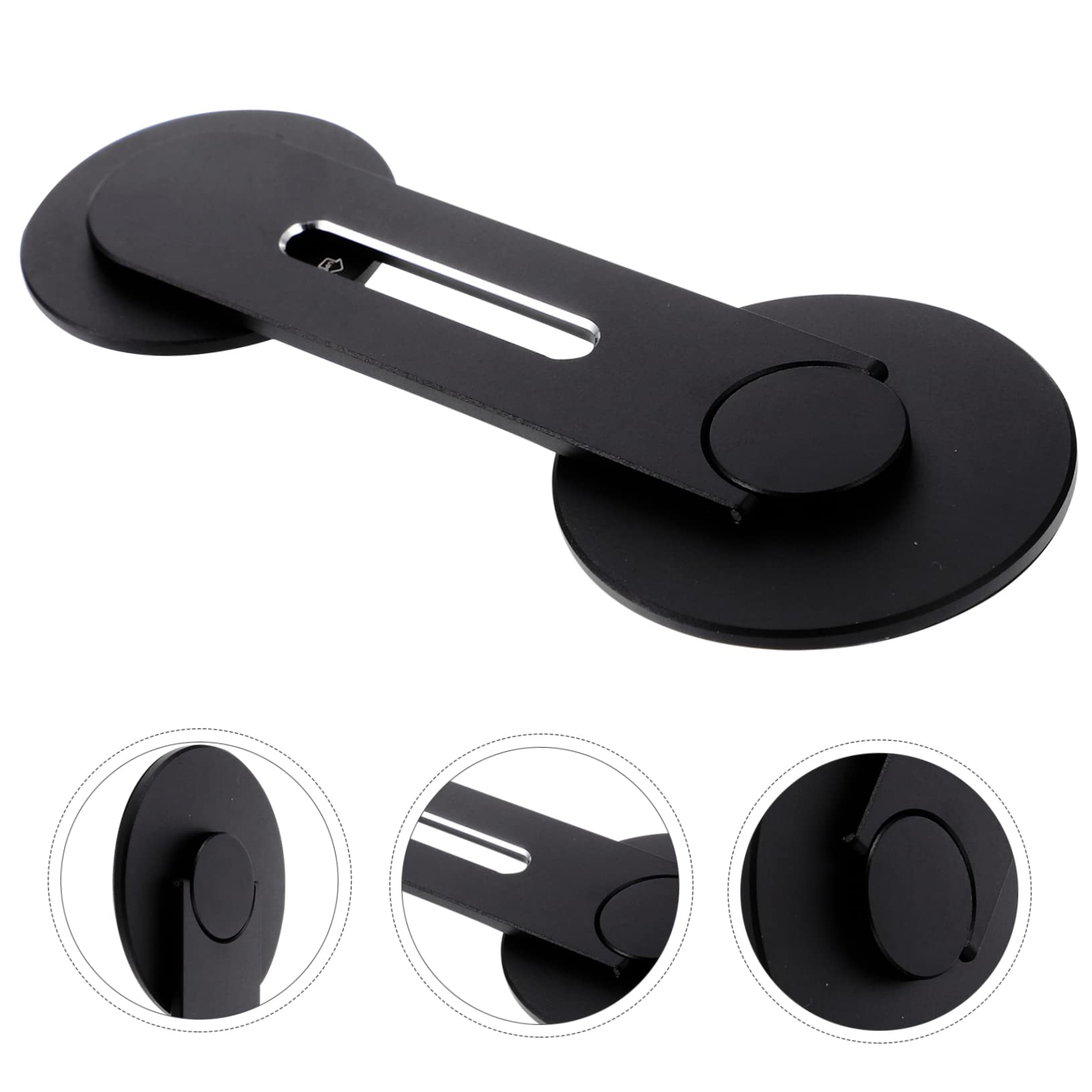 Mikikit 2stücke Magnetischer Telefonhalter Für Laptop Einstellbare Handyhalterung Für Monitor Praktische Montage Für Auto Flexibel Und Stabil Für Verschiedene Anwendungen