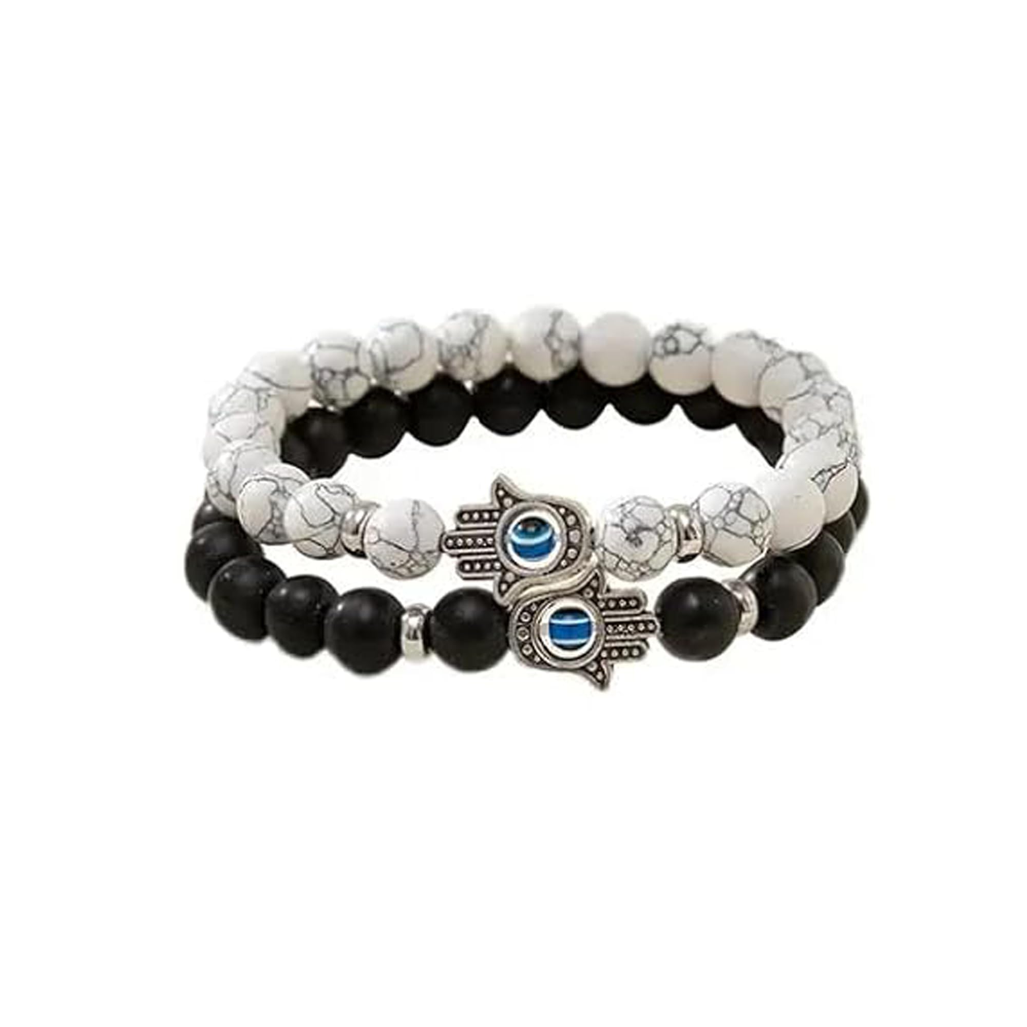 See full amazon price history chart for Fashion Frill Couple Bracelets Black & White Onyx Evil Eye Stretchable Wrist Band Bracelet For Women Men Boys Girls Love Gifts Friendship Promise Bracelets Fashion Frill Couple Bracelets Black & White Onyx Evil Eye Stretchable Wrist Band Bracelet For Women Men Boys Girls Love Gifts Friendship Promise Bracelets (B0CS6TJ72M) Amazon Price History, Amazon Price Tracker