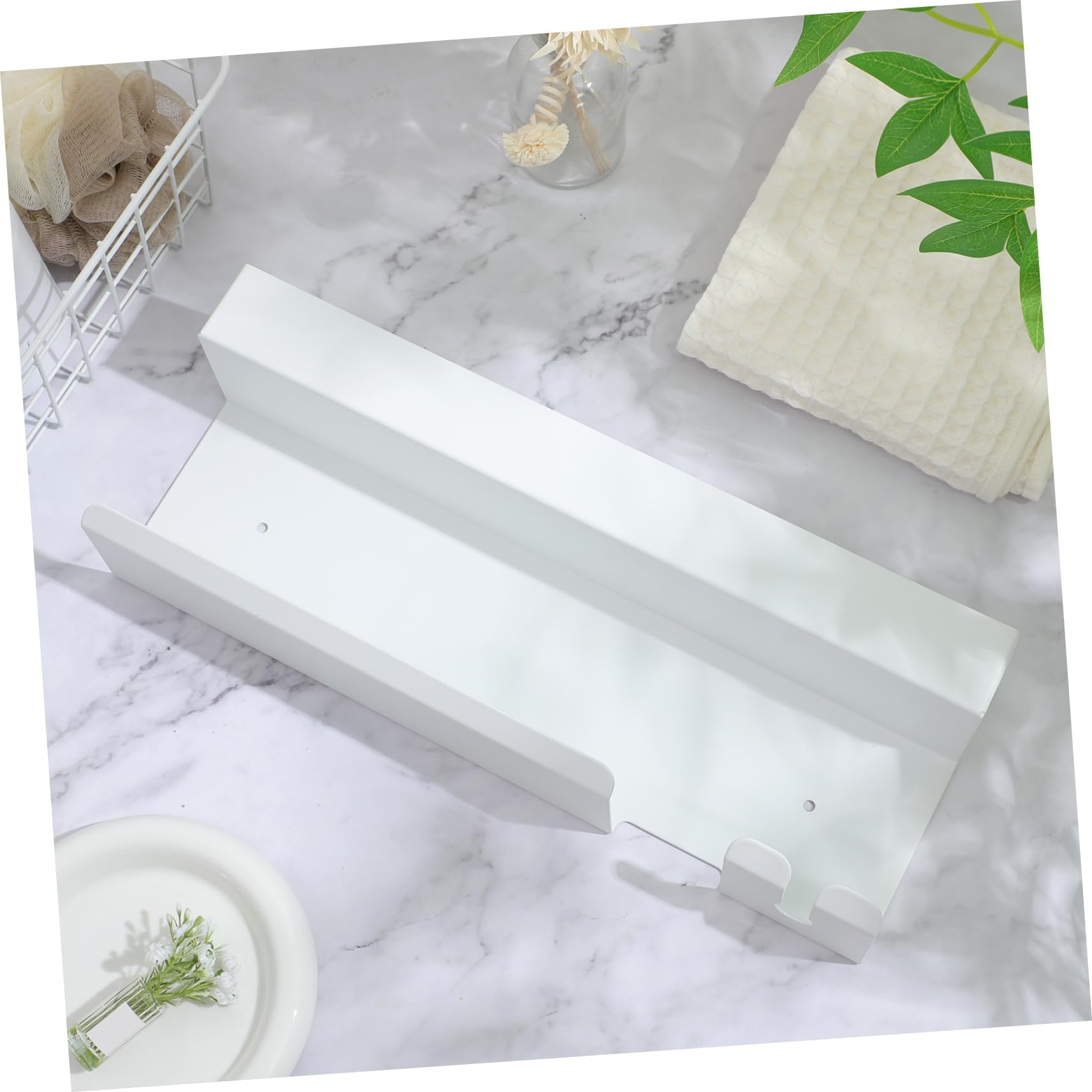 KOMBIUDA No Drill Aluminium Haartrockner Wandhalterung Hitzebeständiger Organizer für Föhn Glätteisen und Lockenstab Multifunktionale Aufbewahrung Schnelle Montage Modernes Design für