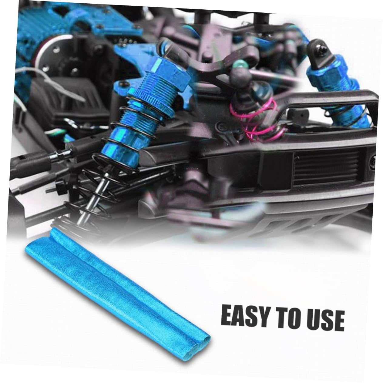 HEMOTON Rm11716bl Rc Car Parts 4pcs Covers for 1/8 Off Road Buggy Lightweight Design