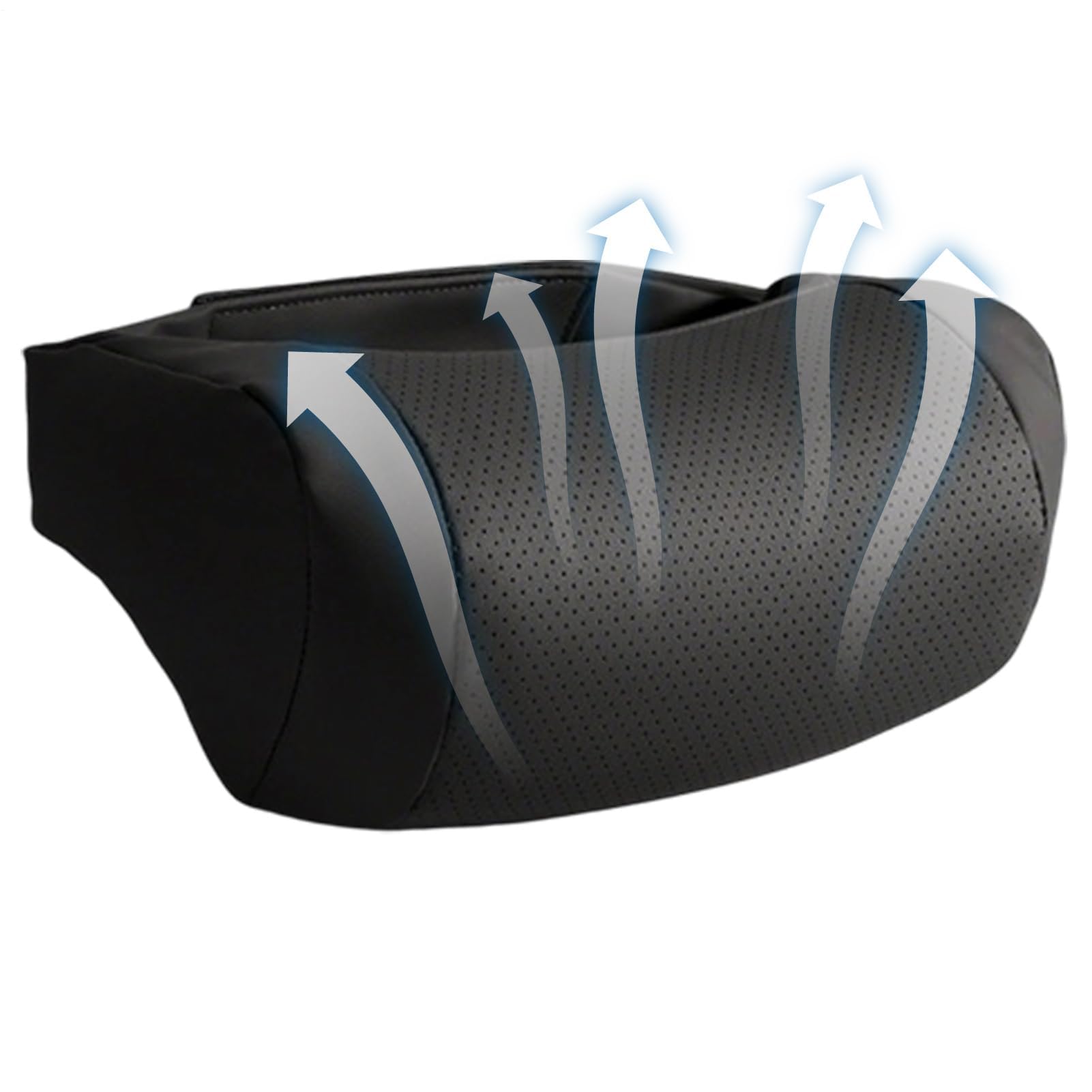 XJBTBA Poduszka pod szyję samochodu do jazdy, ergonomiczny zagłówek i poduszka pod szyję, miękka skóra, oddychająca podpórka podróżna na szyję do samochodów ciężarowych, SUV-ów, samochodów