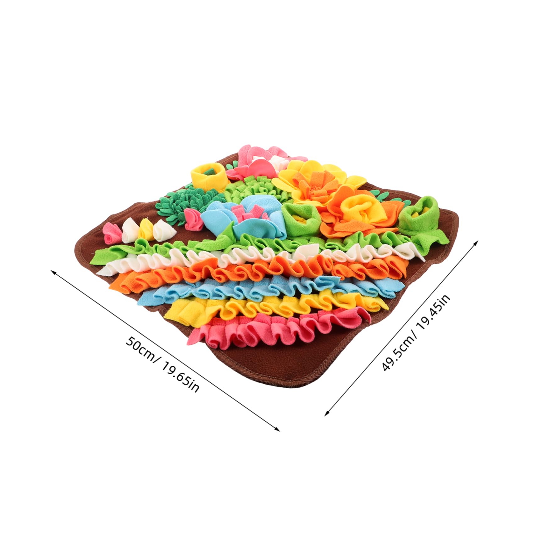 GRIRIW Pet Snuffle Mat for Dogs Cats Interactive Feeding Game Slip Sniffing Blanket for Cognitive Training Versatile Sniffing Pad for Pets Easy to