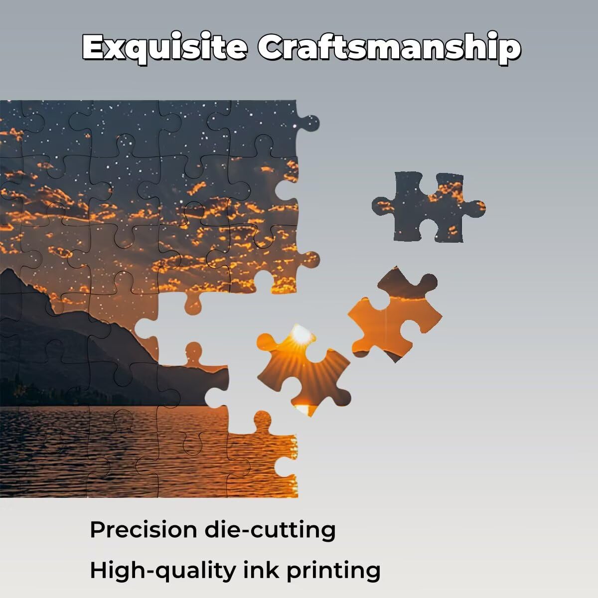 Puzzle 1500 elementów drewnianych dla dorosłych Krajobraz, Planeta Puzzle