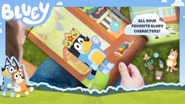 Amazon.com: Bluey Magnetic Playset, Magnet Activity Toys, Great
