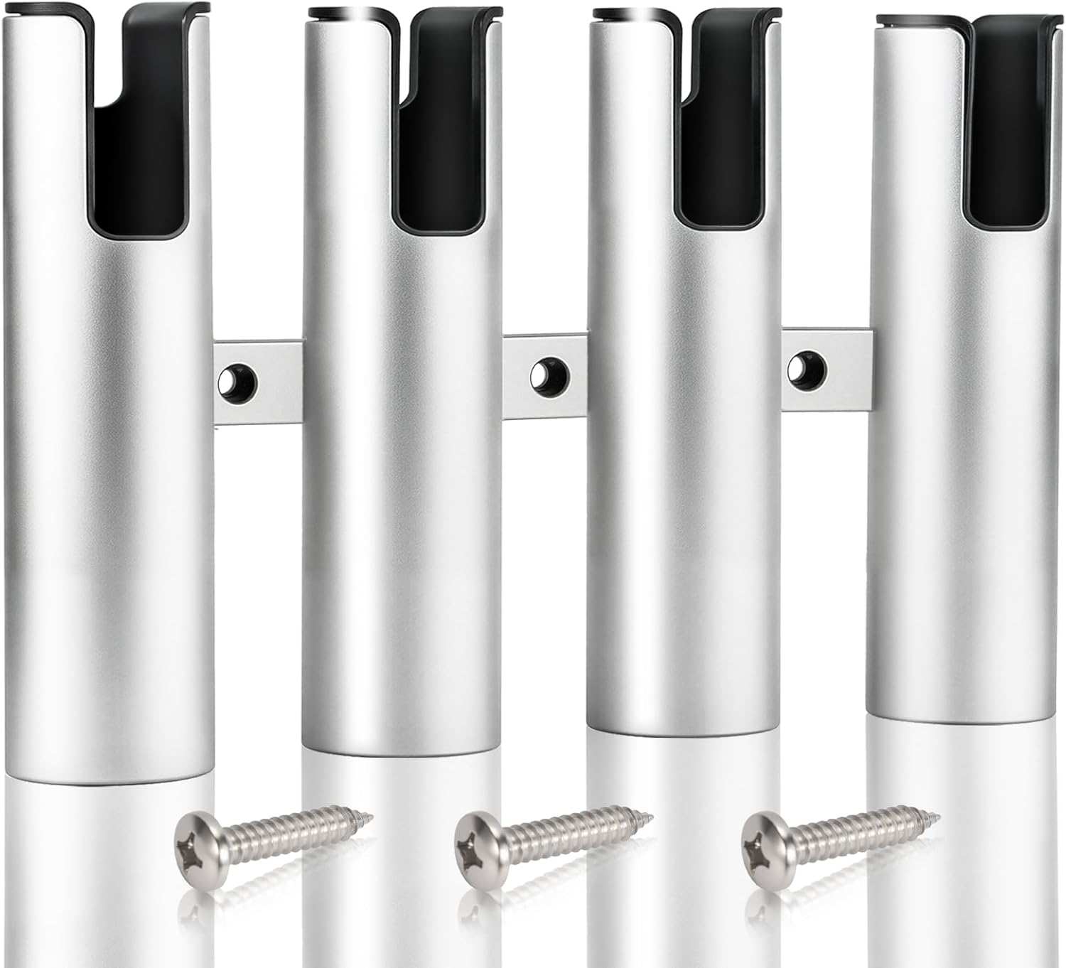 3/4 Tube Aluminium Fishing Rod Holders, 3/4 Link Wall-Mounted Pod Rack, Be Suitable for Marine Boat