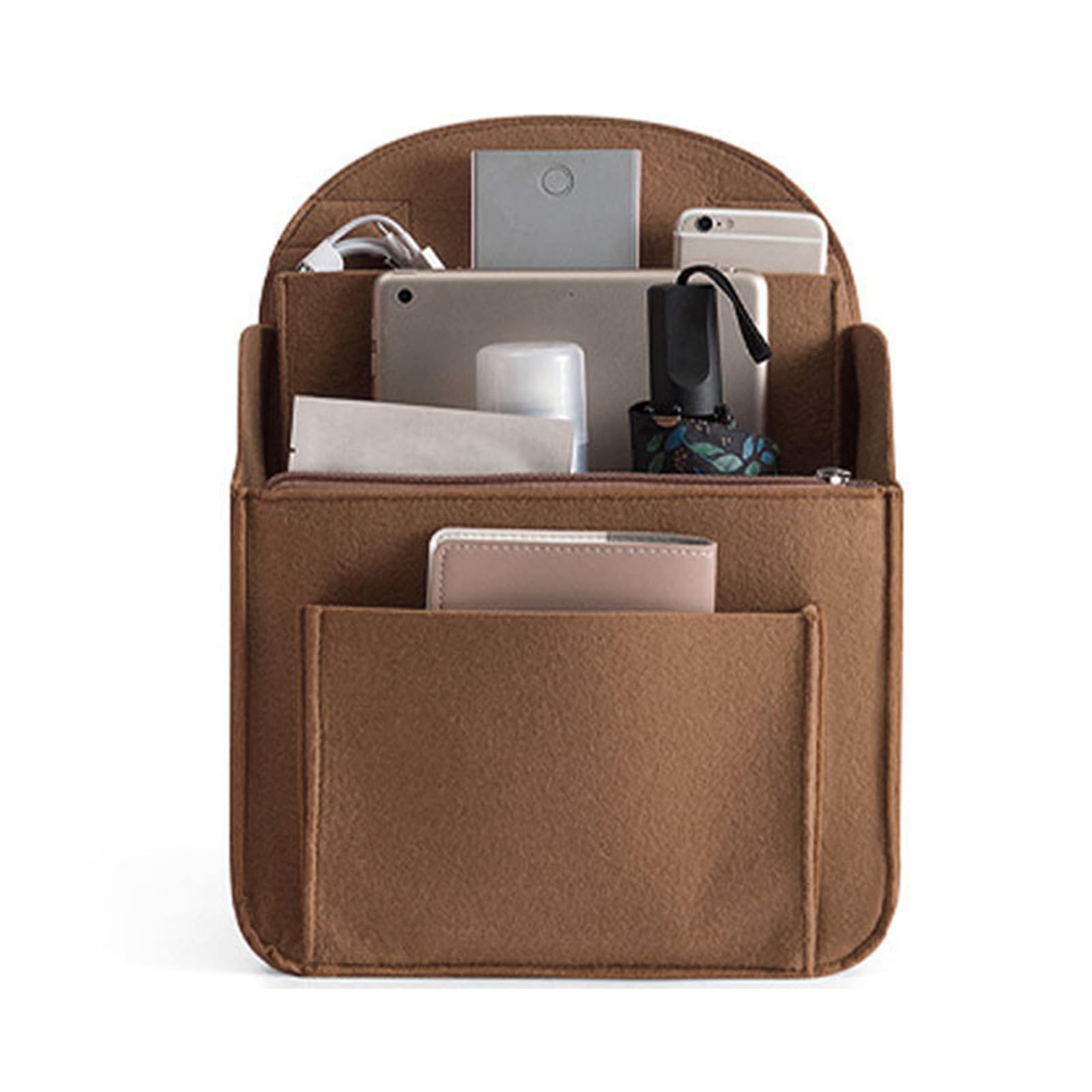 HZBB Backpack Shoulder Bag Handbag Organizer Insert Small Bag Divider Felt Insert Pocket Travel Rucksack Organizer Backpack for Men and Women