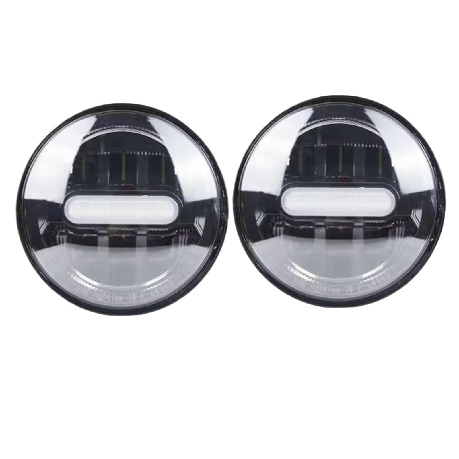 Generico Faro del Motociclo per Electra per Glide per Road Proiettore Fendinebbia A LED da 4,5 Pollici 4-1/2 "Faro Lampada Ausiliaria per Moto