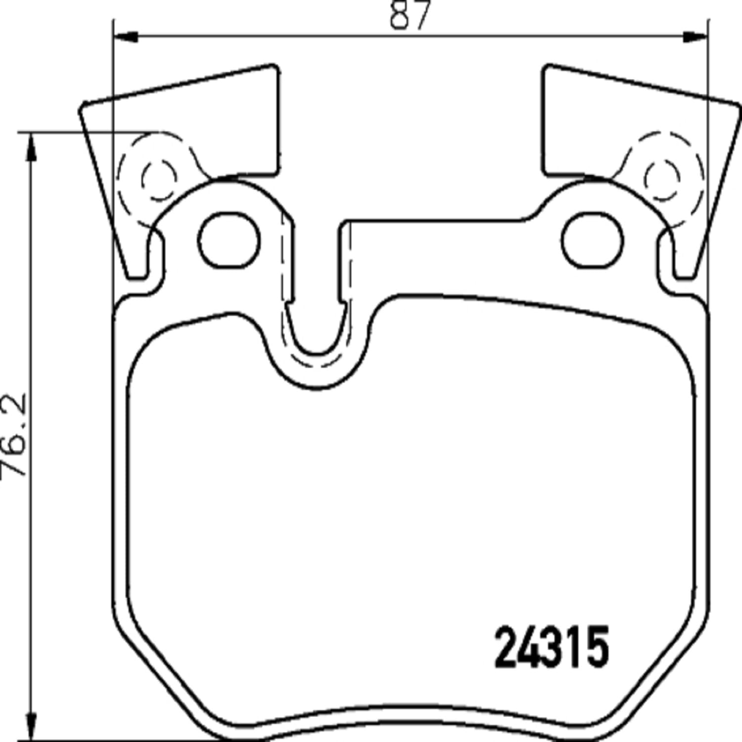 Brembo P 06 059 komplet klocków hamulcowych, hamulec tarczowy – (4-częściowy)