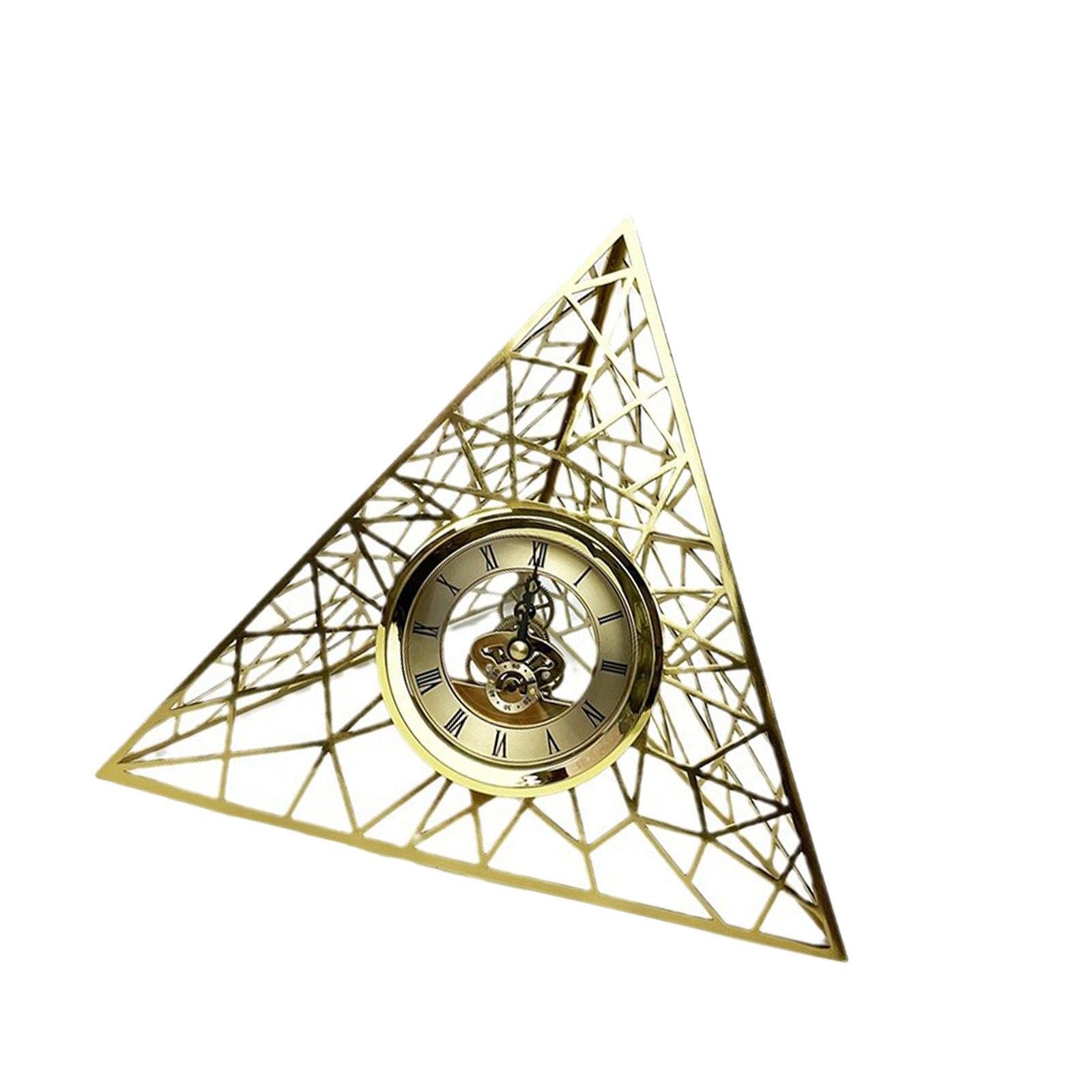 PIXZCSA Modern And Stylish Metal Silent Clock For Living Room for Creative Home Decor Accent With Low Noise Mechanism Kitchen