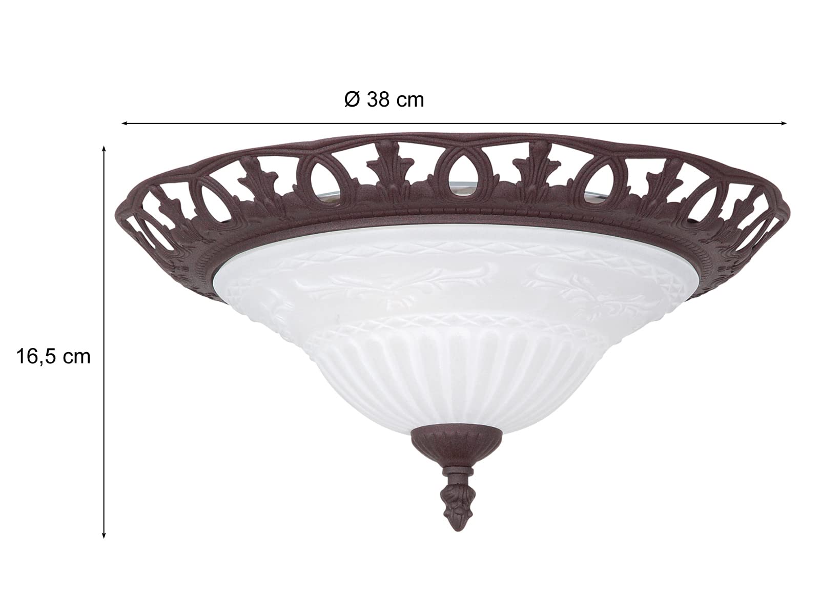 Trio Serie 6102 - Plafón para interior, SMD, LED, 5 x 4,5 W (incluida), 5 x 430 lm, color cromo