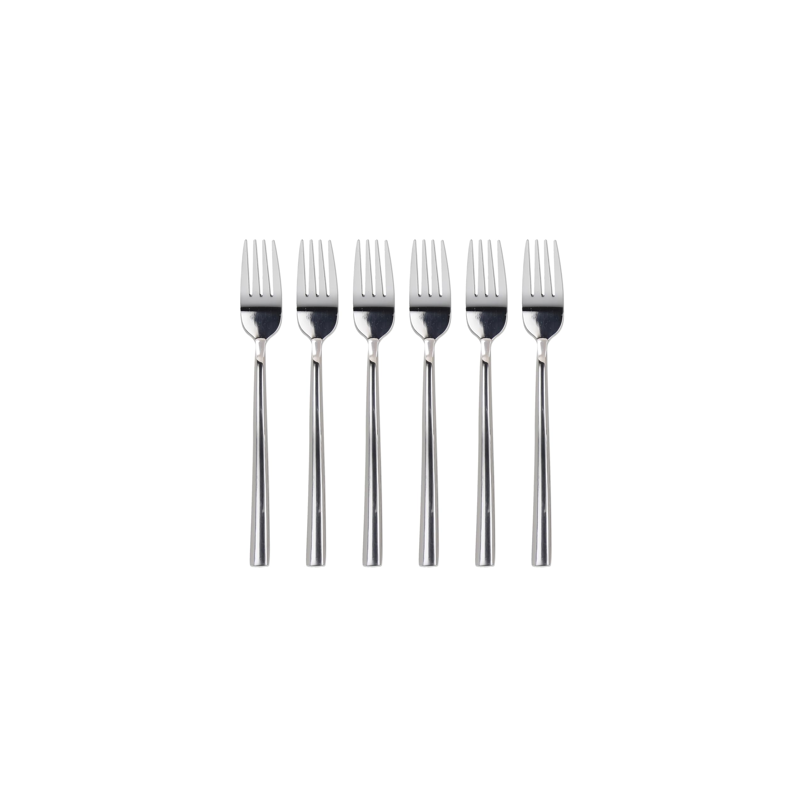 Tognana, Set of 6 Elegance Forks, Steel 18/0, Silver