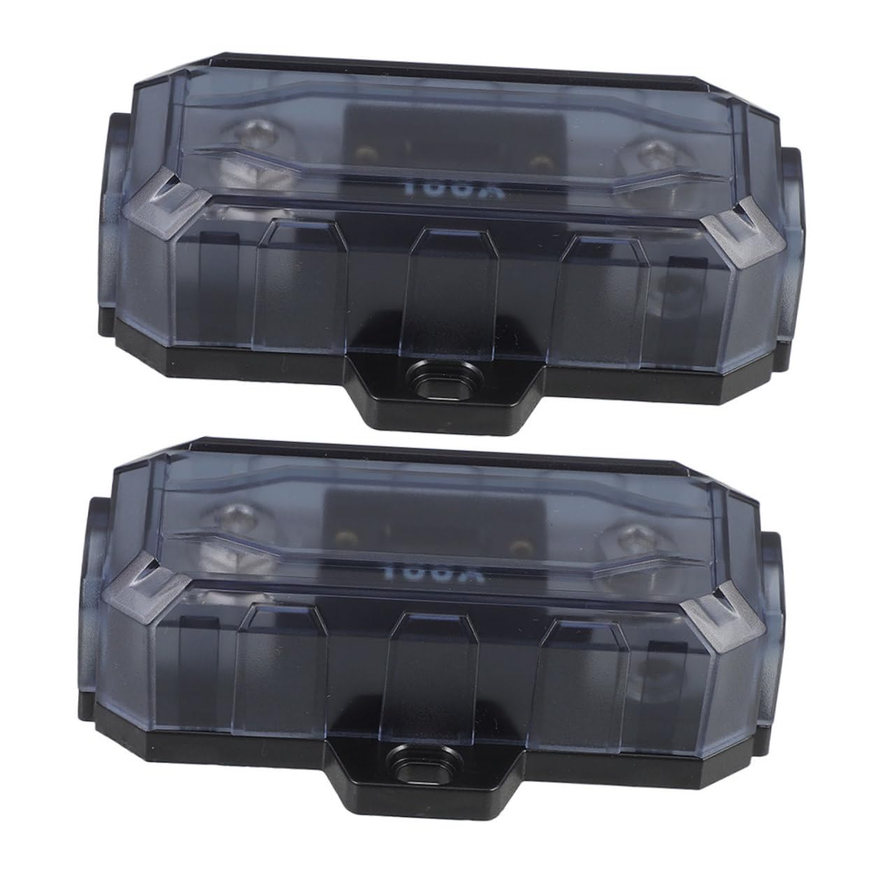 Portafusibile Auto Anl 100A in Lega di Zinco, Blocco Fusibili per Amplificatore Subwoofer e Impianti Audio, 2 Pezzi