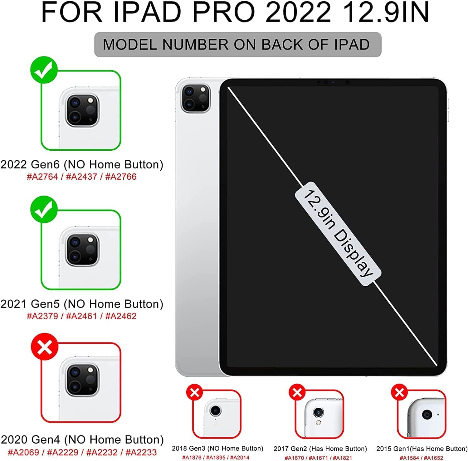 for New iPad Pro 12.9 2020 Waterproof Case,with Built-in Screen Protector Dustproof Submersible Full-Body Cover for 2020 iPad Pro 12.9 Inch 4th Generation - Image 6