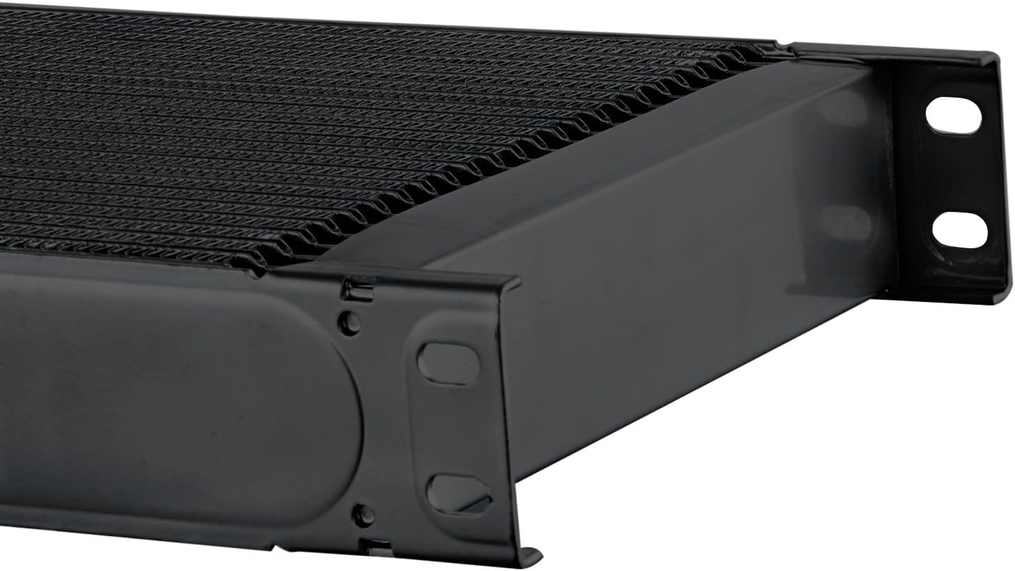 Transmission Oil Cooler for 2001-2005 Chevy Silverado GMC Sierra 2500 3500 HD 6.6L V8 Engine with Cooler Lines Kits #89040217 (Black)