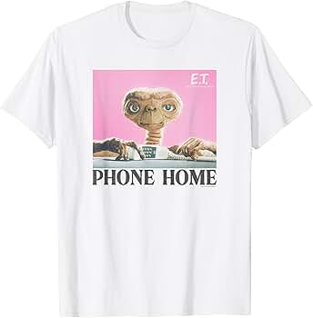 【GOOD ROCK SPEED】E.T. PHONE HOME T Amazon.com: E.T. Phone Home Movie Poster Box View T-Shirt