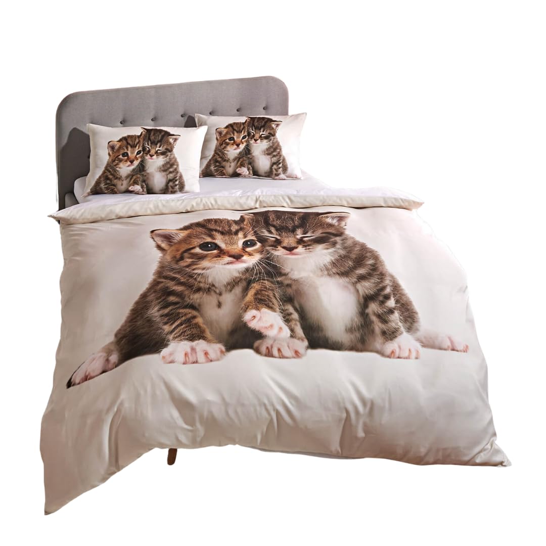 Coopers of Stortford Cat Duvet Set - Double