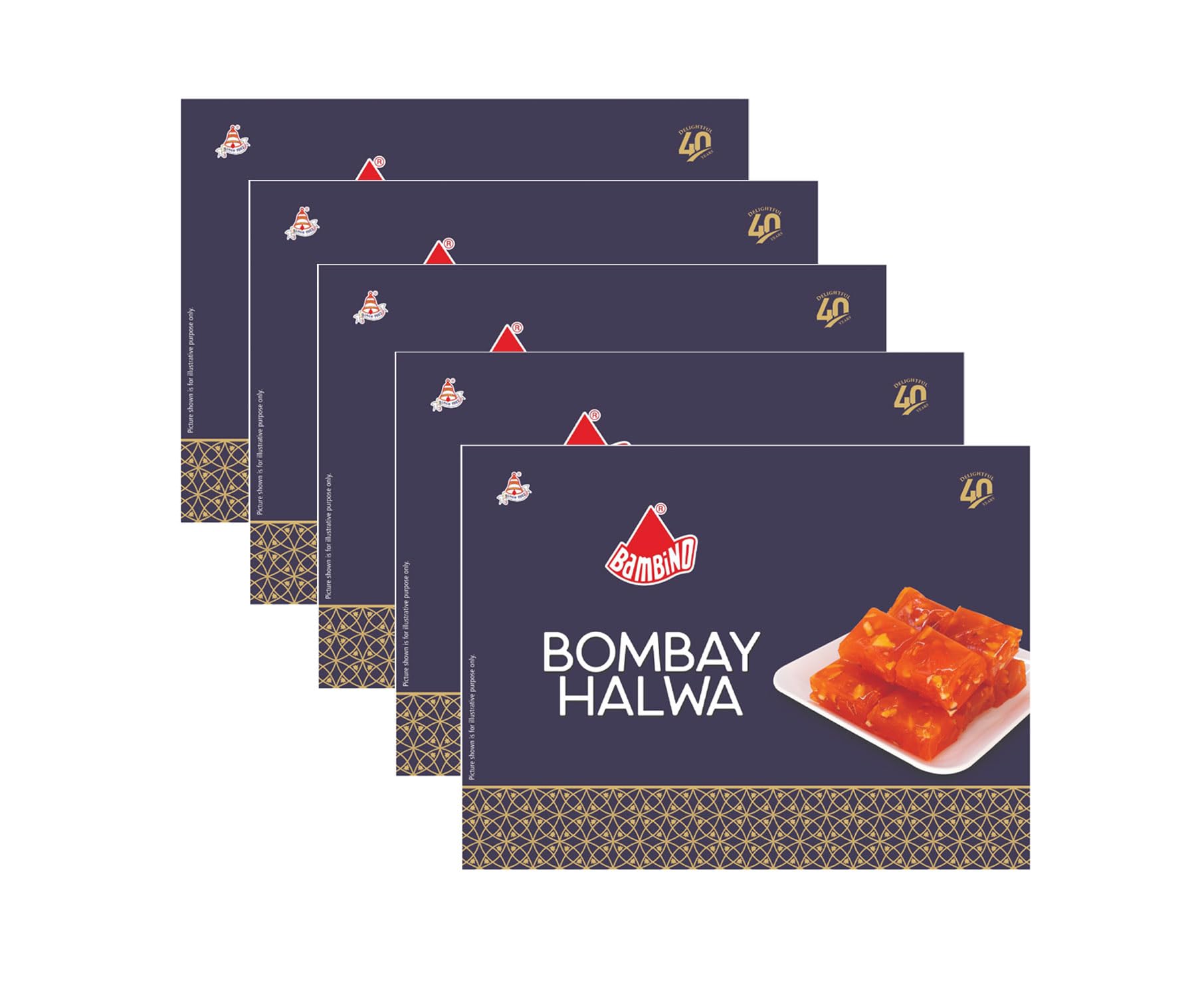 Bambino Diwali Sweets Gift Pack Bombay Halwa Pack of 5 Each 180 Gms X 5 I (900 Gms) I Diwali Sweets (B0D9NW11RT) Amazon Price History, Amazon Price Tracker