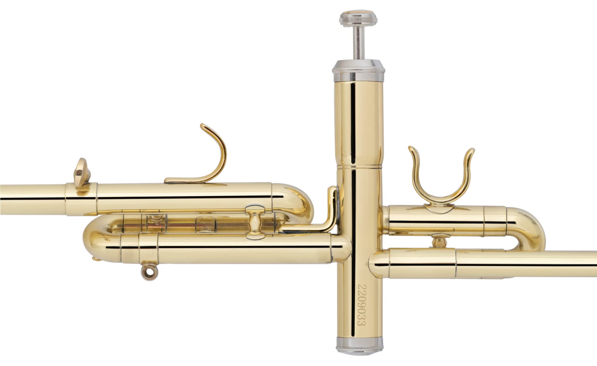 Classic Cantabile AT-1871 Più Trompeta Aida B/Bb/Ab, Afinación: B (H) | Modelo: AT-1871 Più Aida, Trompeta de fanfarria con un pistón, Ojales en el tubo de campana para colgar bandera o banderín