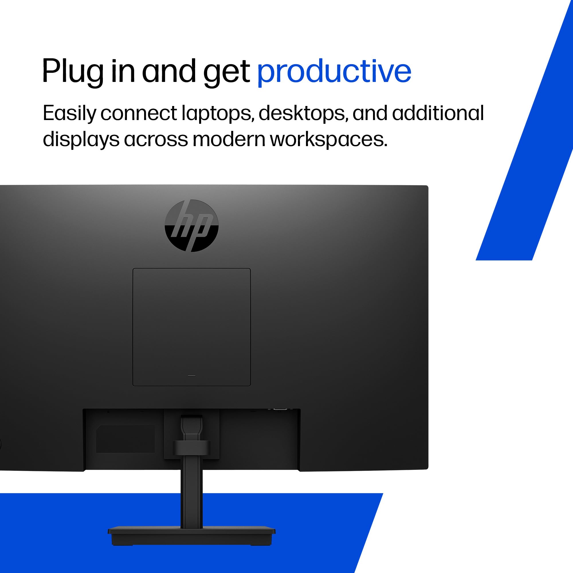 HP Series 3 Pro 23.8 inch(60.5cm) FHD Monitor, Energy Star Certified, VESA mountable, 3-Sided Borderless,IPS, 100Hz, LCD, Anti-Glare, 5ms Response time, Flicker-Free, 1 HDMI 1.4, Black, 3.77kg, 324pf — Amazon image 7