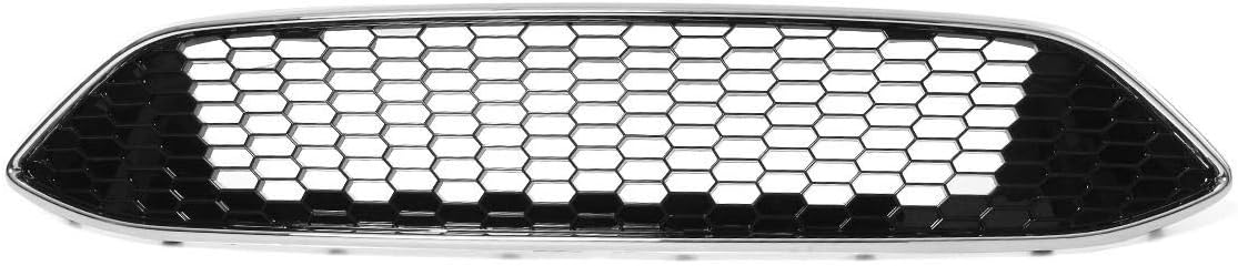 Upper Front Grille Front Bumper Centre Grille Panel Honeycomb Mesh Compatible with Ford Focus MK3 ZETEC S Sport (Color : Black, Size : M)