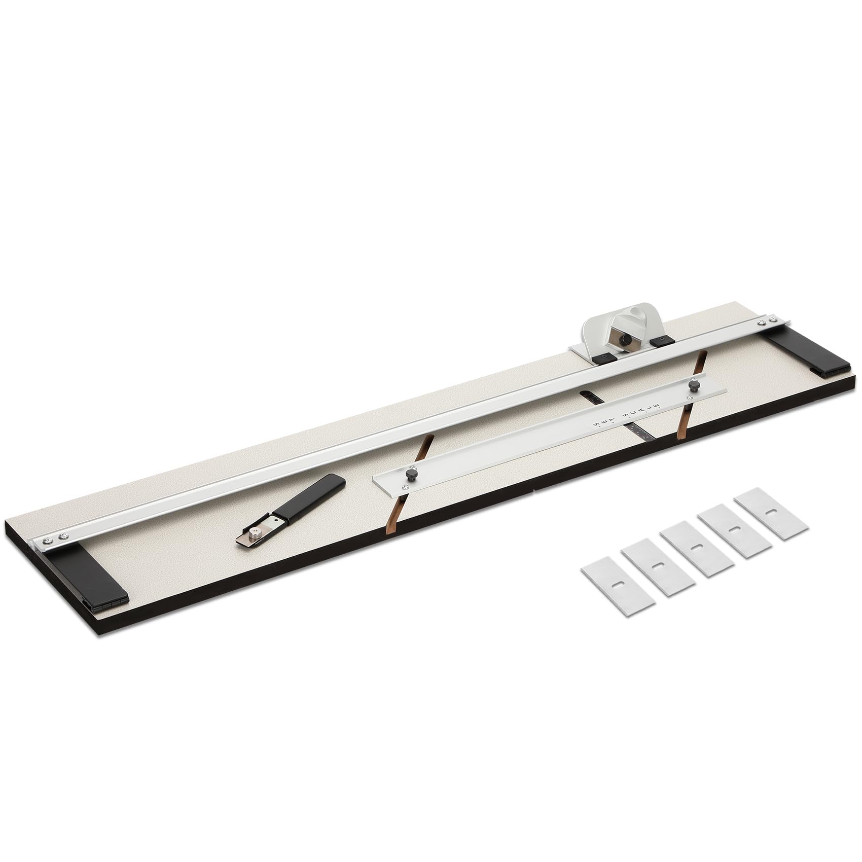 32" Mat Cutter for Framing, Board Mounted Cutter with Bevel Cutting Head, Mat Knife & Parallel Mat Guide - Compatible with Logan 301-1, Ideal for DIY & Home Use