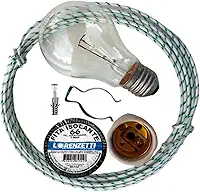 Kit Lampada, Fio, Isolante,soquete, Suporte P/Churrasqueira 220v