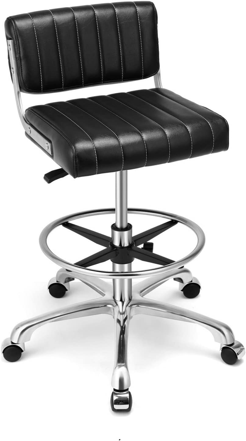 Kaleurrier Drafting Chair Tall Office Chair 400lbs with