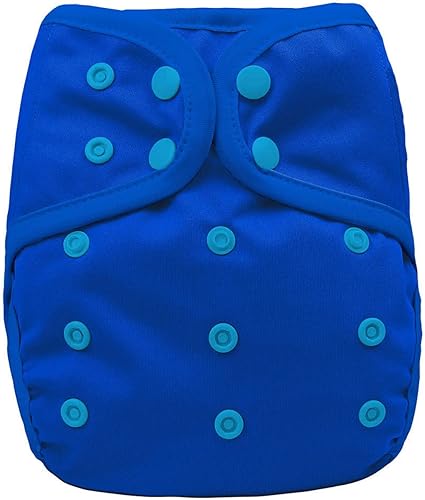 OsoCozy Fundas de pañales de tela reutilizables de talla única, ajuste a presión ajustable y refuerzos de doble pierna para bebés y niñas de 8 a 35