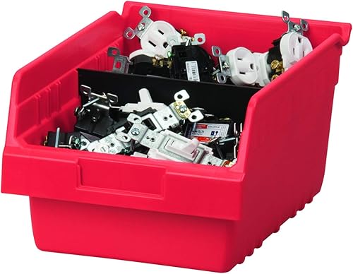 Vista 16 de Akro-Mils 30080 ShelfMax - Caja de almacenamiento de plástico, (12 x 8 x 6 pulgadas), transparente, (paquete de 8)