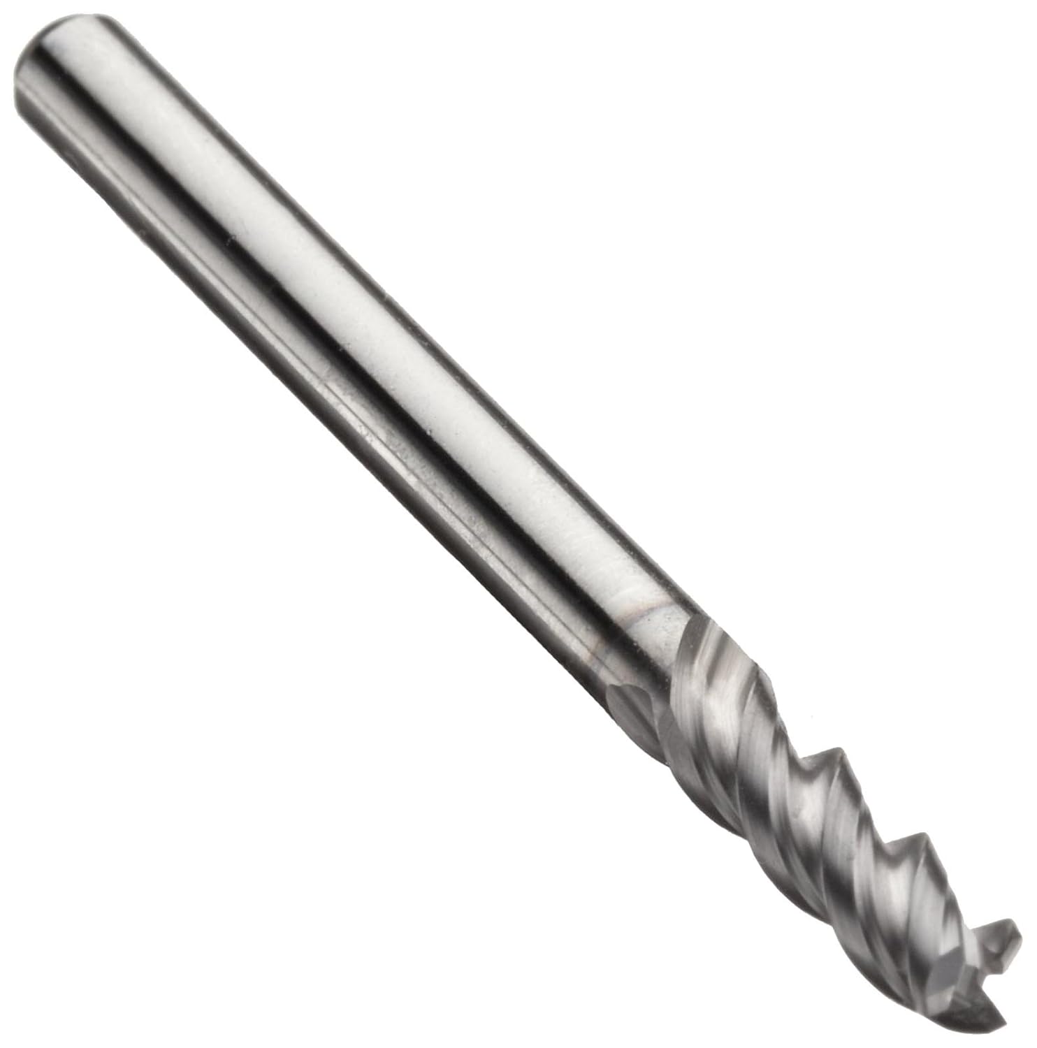 N61662-125 Carbide Corner Radius End Mill, TiCN Finish, Roughing and Finishing Cutting, 45-Degree, 3-Flute, 3" OAL, 0.750" Cut Diameter, 0.750" Shank Diameter, 0.125" Radius