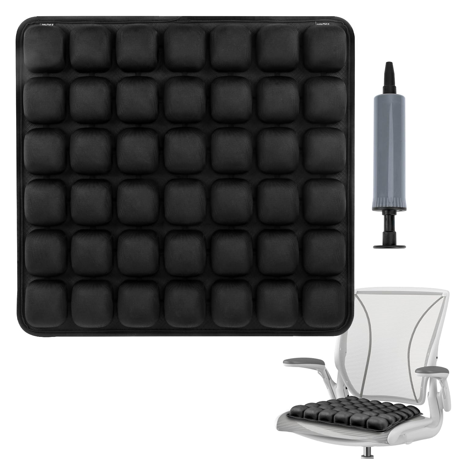 Amazon.co.jp: 3Dインフレータブルシートクッション、エアクッション