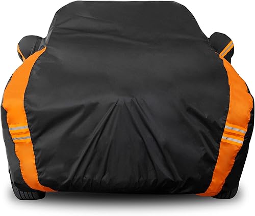 Avecrew Funda impermeable para automóvil SUV para todo tipo de clima, para exteriores, exteriores, para SUV (longitud 193"-208")