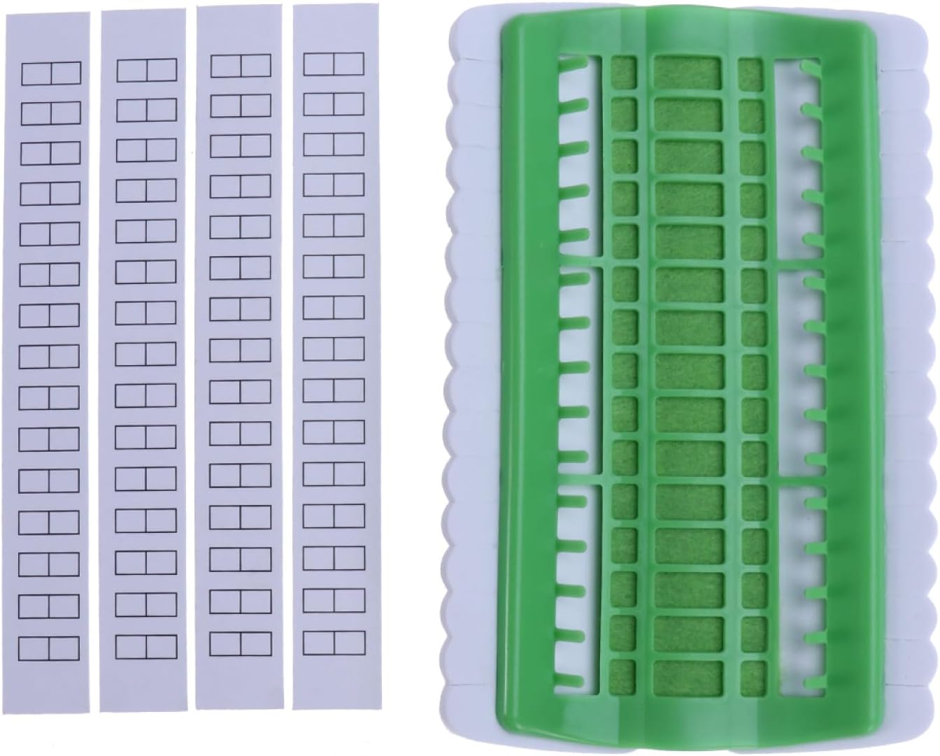 Floss Organizer with Positions for Embroidery Threads Durable Craft Tool for Tangle Storage for Beginners and Present for Green