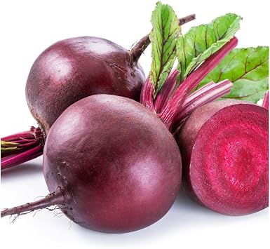 Brownie Brand Detroit Dark Red Beet Seeds Heirloom, Non-GMO, High Yield, Richly Colored Beets & Edible Greens for Juicing, Salads, Pickling & Home Gardening 1/4 Pound