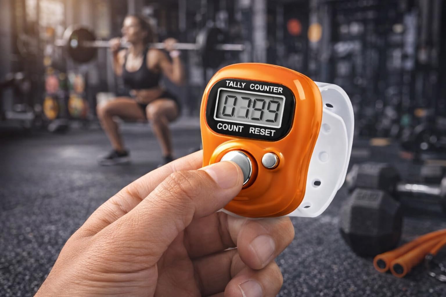 Portable Electronic Finger Tally Counter with Reset Function, Lightweight Adjustable Ring Counter for Prayer, Golf Score, Crochet, Inventory, School & Fitness Activities-image-41