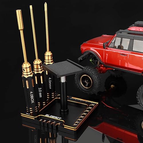 Miniatura 6 de AIYIHOBBY Soporte multifuncional para automóvil a control remoto, soporte de reparación RC con rotación de 360, elevador o inferior con