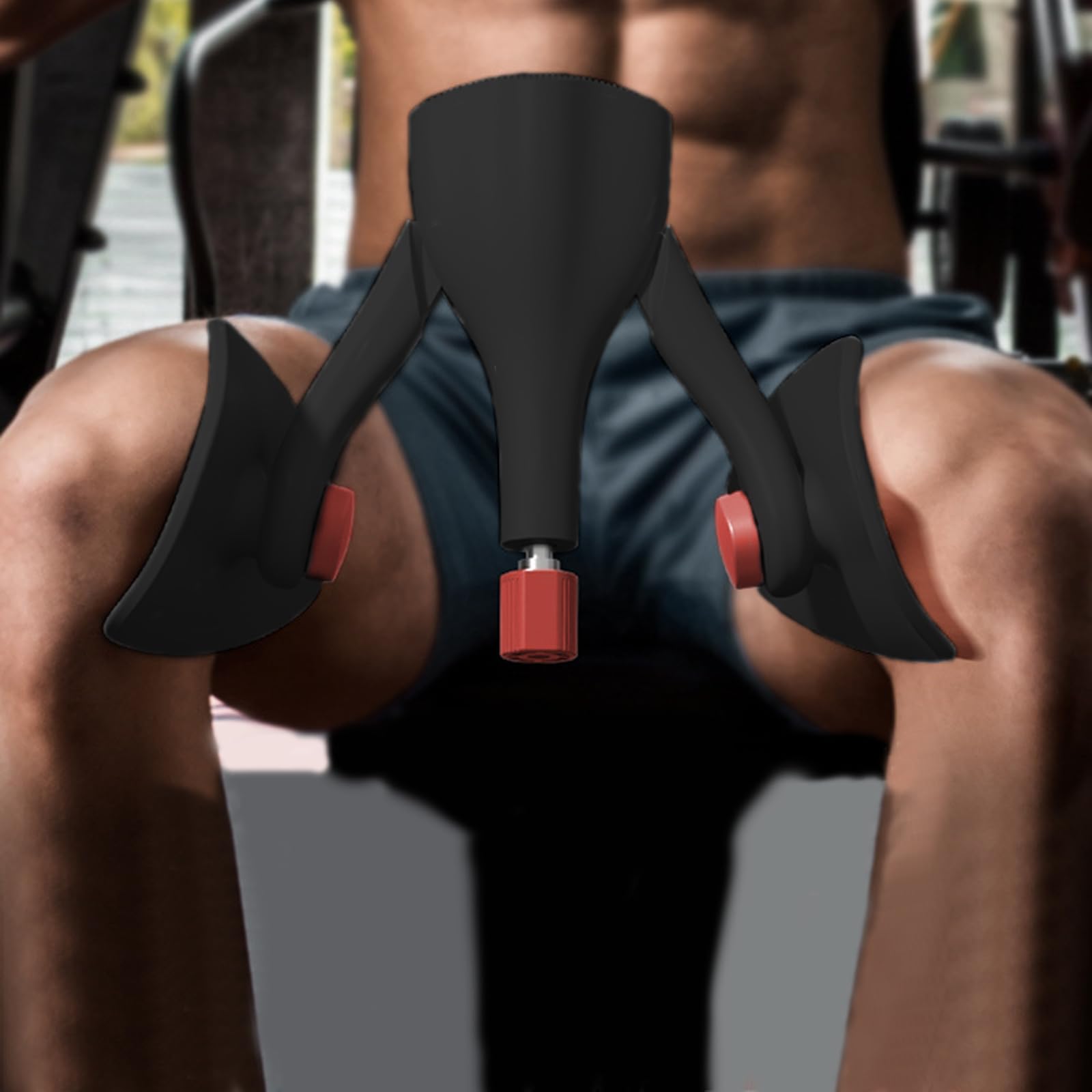Appareil Musculation Fessier, Entraîneur de Cuisse, Entraîneur de Muscles du Plancher Pelvien, Aappareil pour Muscler Le Périnée Femme Réglable Angle et Force Peut Compter avec Bretelles Élastiques