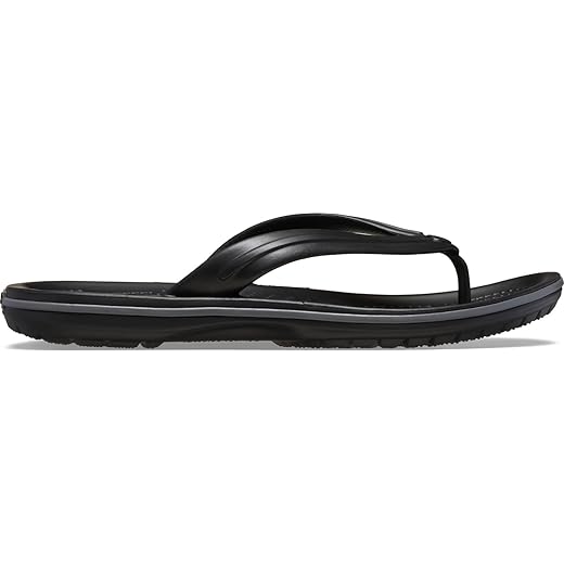 Chinelo crocs crocband flip black/slate grey - 35