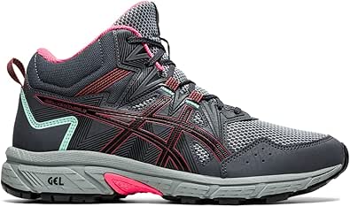 asics(アシックス) Women's Gel-Venture 8 MT Running Shoes, 10, Carrier Grey/Dried Rose