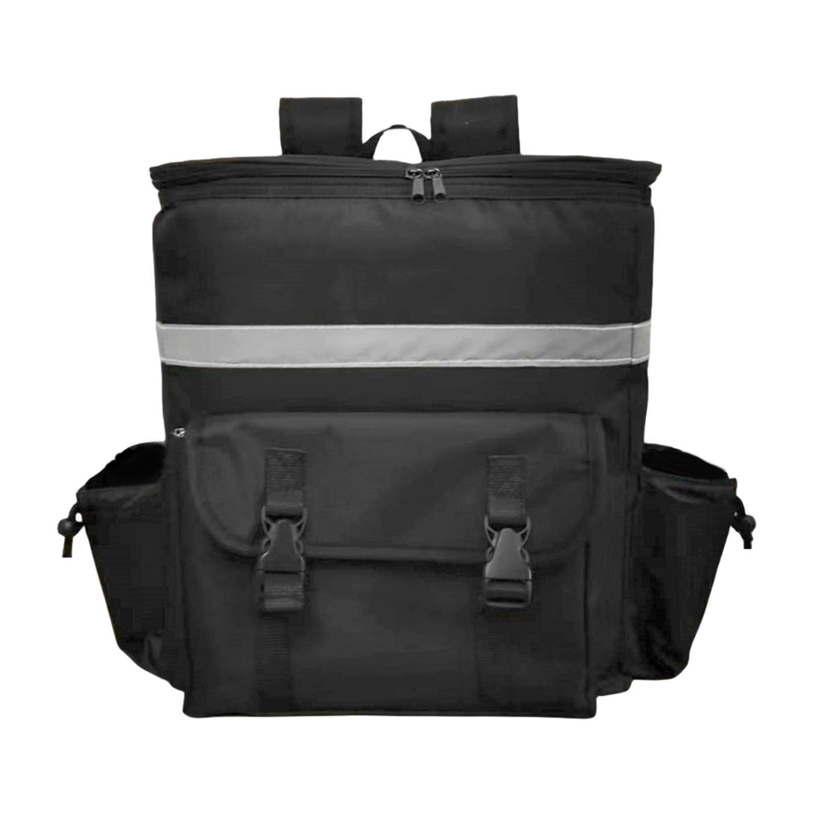 Práctica mochila térmica para comida con múltiples bolsillos para | transportar alimentos y bebidas de forma eficiente. Mochila térmica para reparto en la playa, bolsa para camping.