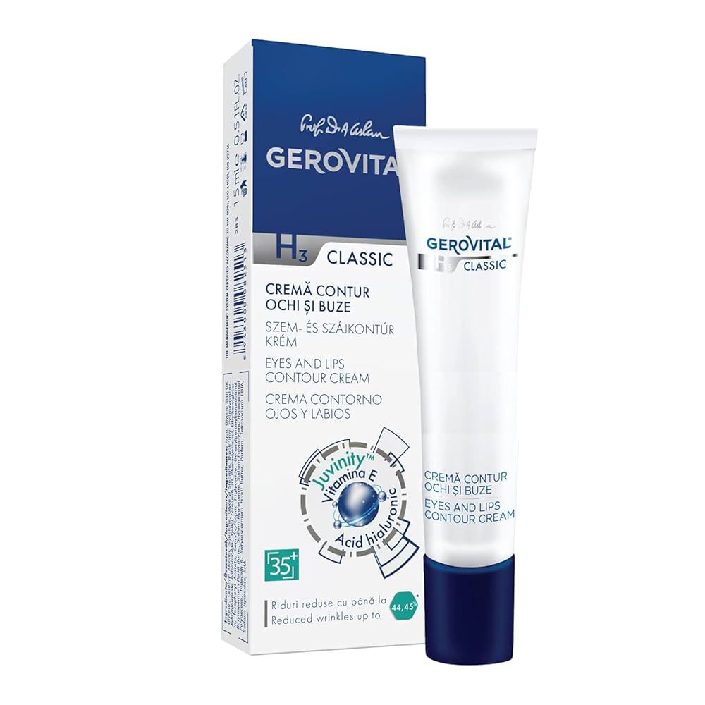 GEROVITAL ヒアルロン酸3%フェイスクリームとアイ＆リップトリートメント GEROVITAL EVOLUTION ジェロビタール ヒアルロン酸 フェイス
